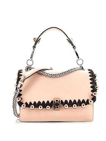 Fendi Kan I Bag Beaded Whipstitch Leather Medium (view 1)