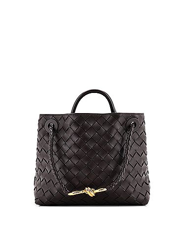 Bottega Veneta Andiamo Top Handle Bag Intrecciato Nappa Small (view 1)