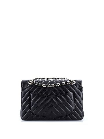 Chanel Classic Double Flap Bag Chevron Caviar Small (view 2)