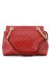 Gucci 100% Leather Red Soft Signature Shoulder Bag Guccissima Leather Medium One size - photo 1