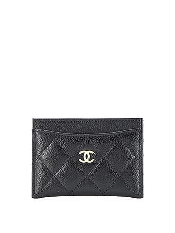 Chanel Classic Card Holder Quilted Caviar (view 1)