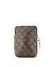 Louis Vuitton 100% Coatead Canvas Brown Utility Phone Sleeve Bag Monogram Canvas One size - photo 4