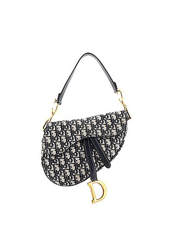 Christian Dior Saddle Handbag Oblique Canvas Medium (view 1)