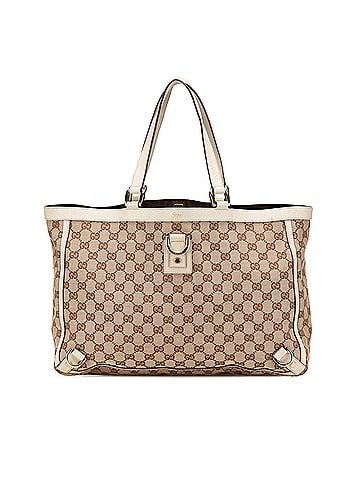Gucci GG Canvas Abbey D Ring Tote (view 1)