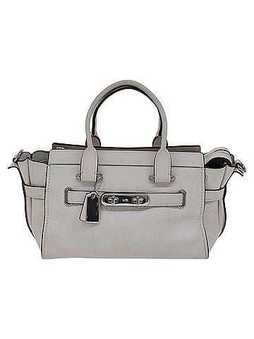 Coach Swagger White Leather Handbag (view 1)