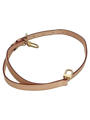 Louis Vuitton Shoulder Strap Beige Leather Bag Jewelry (view 1)