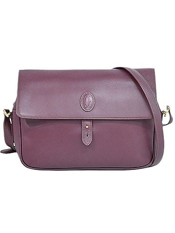 Cartier Must De  Burgundy Leather Shoulder Bag (view 1)