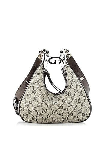 Gucci Attache Shoulder Bag GG Coated Canvas Small (view 1)