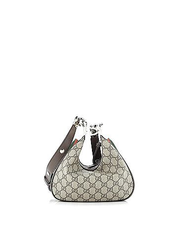 Gucci Attache Shoulder Bag GG Coated Canvas Small (view 2)