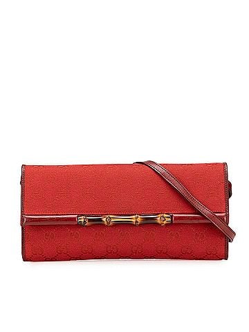 Gucci GG Canvas Bamboo Bar Crossbody (view 1)