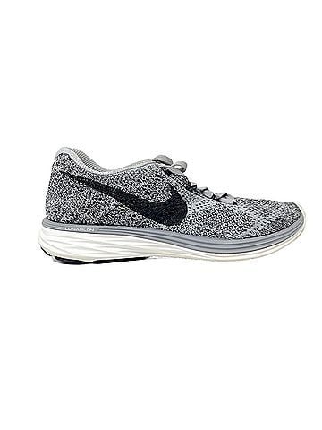 Nike Sneaker Women Nike Flyknit Lunar 3 698182-011 Gray Running Size 6.5 (view 1)
