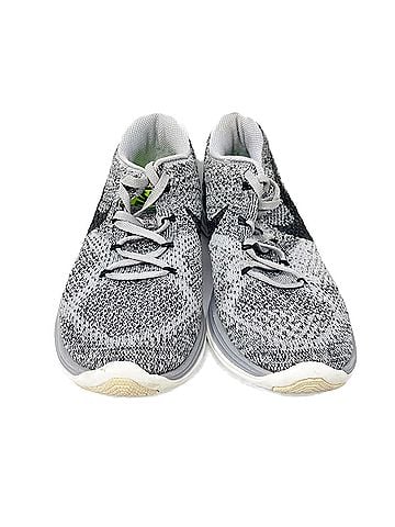 Nike Sneaker Women Nike Flyknit Lunar 3 698182-011 Gray Running Size 6.5 (view 2)