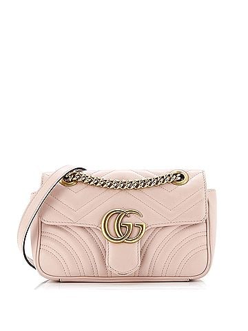 Gucci GG Marmont Flap Bag Matelasse Leather Small (view 1)