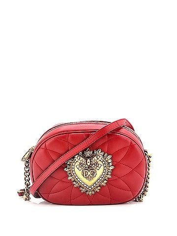 Dolce & Gabbana Devotion Camera Bag Quilted Leather Small (view 1)
