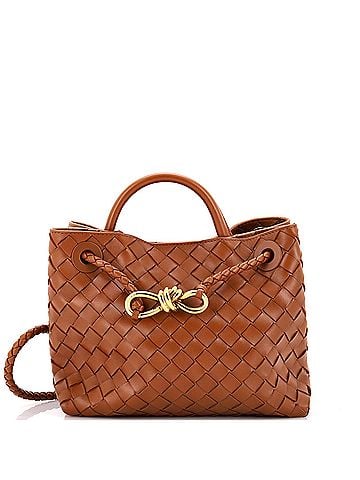 Bottega Veneta Andiamo Top Handle Bag Intrecciato Nappa Small (view 1)