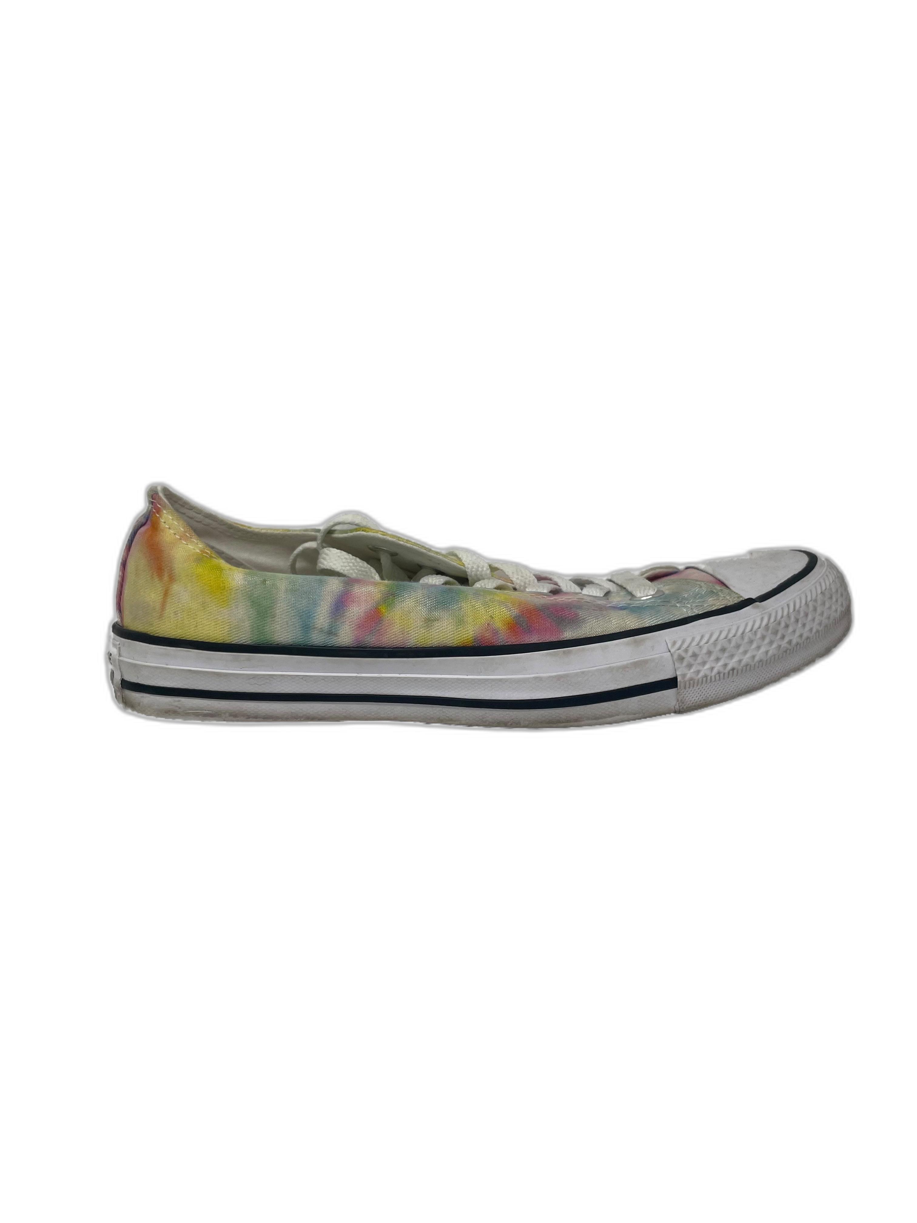 Converse 100% Fabric Tie-dye Multi Color Sneaker Women Chuck Taylor All Star Low &apos;Tie-Dye&apos; 565575C Multicolor Casual Size 7 Size 7