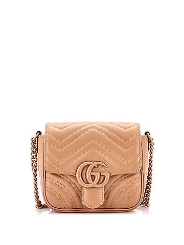 Gucci GG Marmont Convertible Flap Shoulder Bag Matelasse Leather Mini (view 1)
