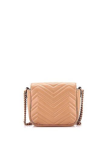 Gucci GG Marmont Convertible Flap Shoulder Bag Matelasse Leather Mini (view 2)