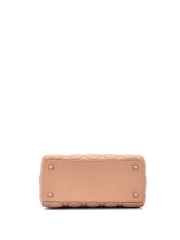 Christian Dior Ultra Matte Lady Dior Bag Cannage Quilt Calfskin Medium (view 2)