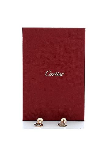 Cartier Trinity Dangle Earrings 18K Tricolor Gold with Diamond (view 2)