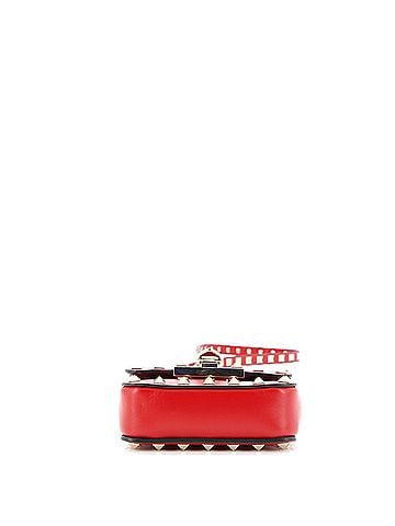Valentino Garavani Rockstud Flip Lock Flap Bag Leather Super Mini (view 2)