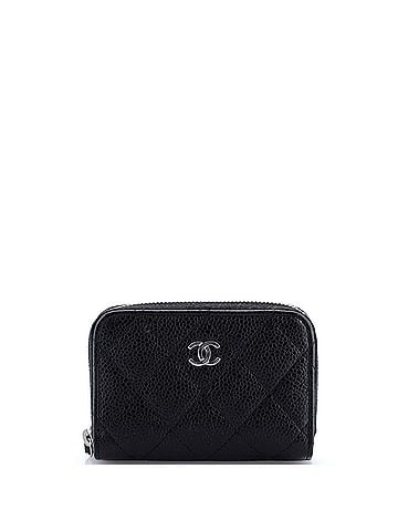 Chanel CC Zip Coin Purse Quilted Caviar Small (view 1)