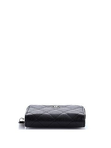 Chanel CC Zip Coin Purse Quilted Caviar Small (view 2)