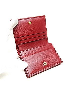 Kate Spade New York 100% Leather Red Leather Card Holder One size