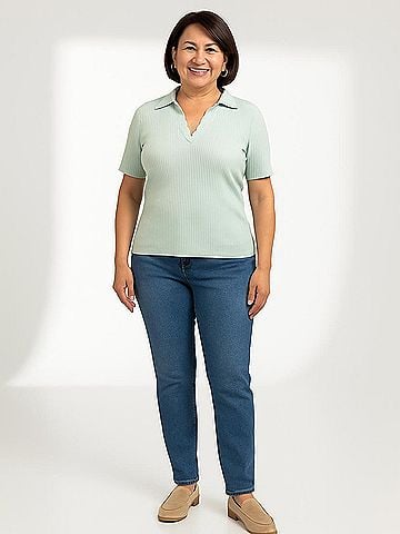Kate Kasin Short Sleeve Turtleneck (view 2)