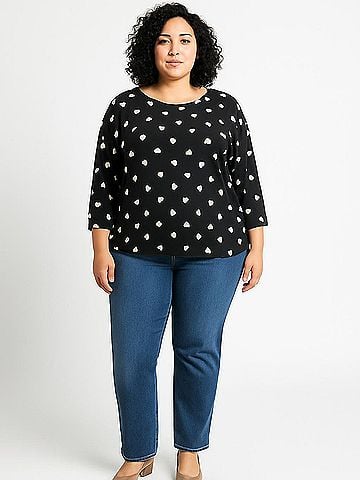 Kim & Cami 3/4 Sleeve Top (view 2)