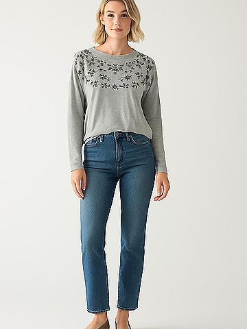 Carole Little Long Sleeve Top (view 2)