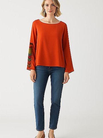 Judith March Long Sleeve Blouse (view 2)