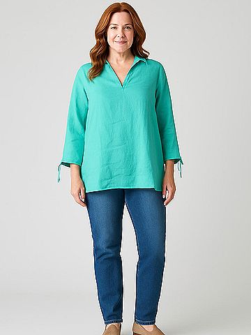 Isaac Mizrahi 3/4 Sleeve Blouse (view 2)