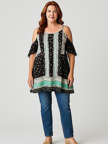 Kaari Blue Sleeveless Top (view 2)