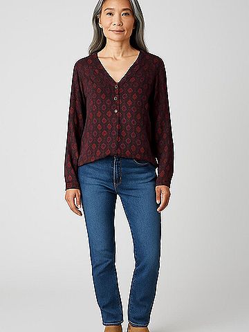 The Limited Long Sleeve Blouse (view 2)