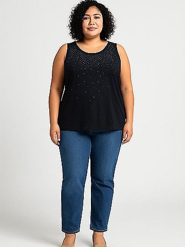 Liz & Me Sleeveless Blouse (view 2)