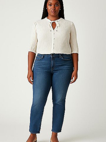 Ember 3/4 Sleeve Blouse (view 2)