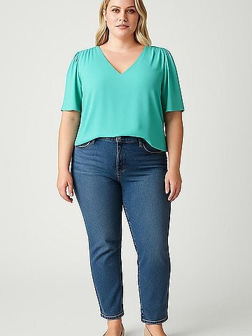 Jade Short Sleeve Blouse (view 2)