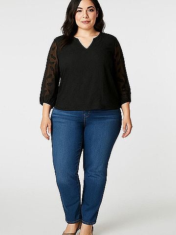 Papermoon 3/4 Sleeve Blouse (view 2)
