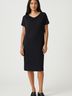 Jigsaw Solid Black Casual Dress Size S - photo 2