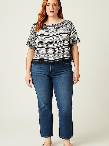 Jennifer Lopez 3/4 Sleeve Blouse (view 2)