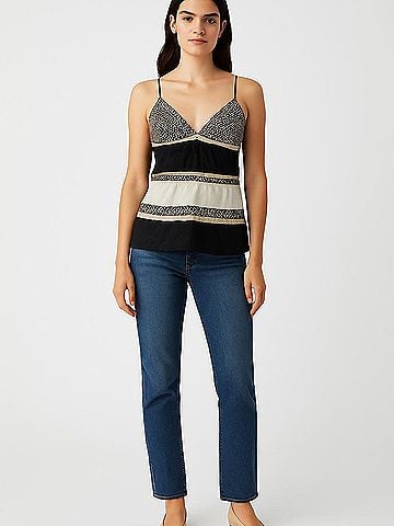 Julie Brown Sleeveless Silk Top (view 2)