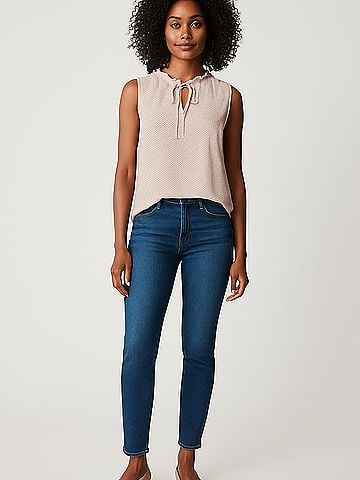 Jasmine & Juliana Sleeveless Blouse (view 2)