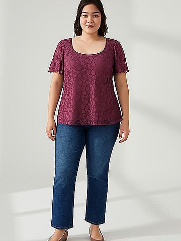 Kimchi Blue Short Sleeve Blouse (view 2)
