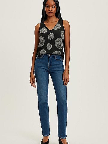 Melrose and Market Sleeveless Blouse (view 2)