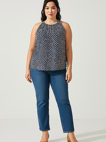 Anne Carson Sleeveless Blouse (view 2)