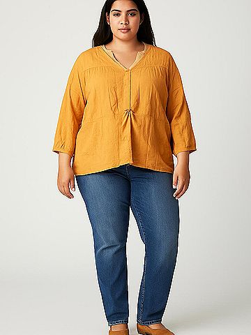 Falls Creek 3/4 Sleeve Blouse (view 2)
