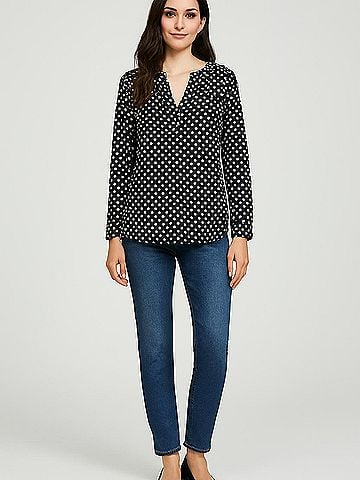 Anne Klein 3/4 Sleeve Blouse (view 2)