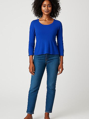Habitat 3/4 Sleeve Top (view 2)