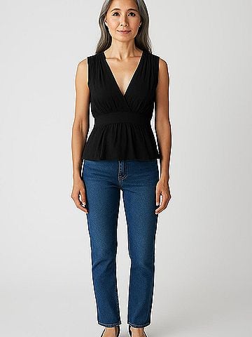 Cameo Sleeveless Blouse (view 2)